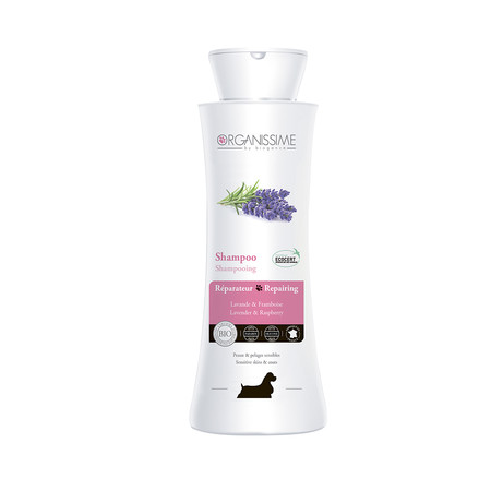 27108c000 Восстанавливающий органический эко-шампунь Repairing Shampoo Organissime by Biogance для собак с чувствительной кожей с экстрактом лаванды и малины - 250 мл