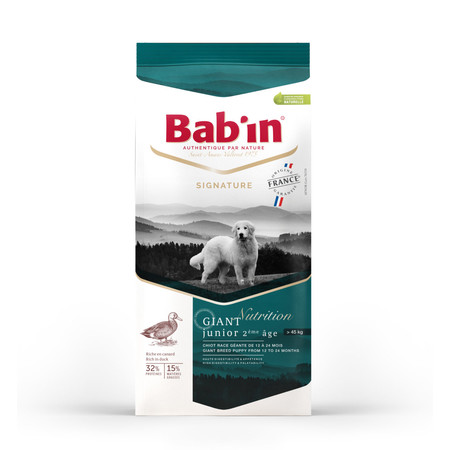 27238c000 Сухой корм Babin Signature Giant Junior для щенков гигантских пород на основе утки и свинины