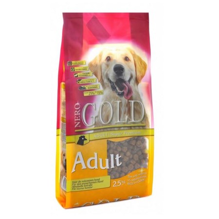 Nero gold adult для взрослых собак с курицей и рисом