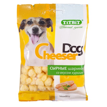 Titbit сырные шарики CheeserDog со вкусом курицы (30 г)