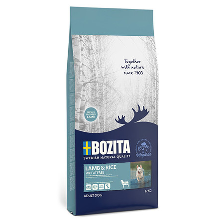 27505c000 Bozita Wheat Free сухой беззерновой корм для взрослых собак с ягненком и рисом
