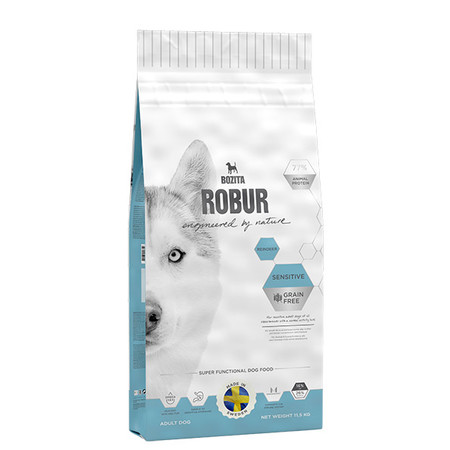 27515c000 Bozita Robur Sensitive GF сухой беззерновой корм для собак с чувствительным пищеварением с олениной