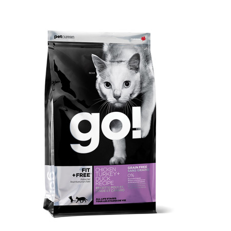 GO! Fit + Free GF сухой беззерновой корм для котят и кошек с 4 видами мяса: индейка