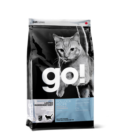 GO! Sensitivity + Shine сухой беззерновой корм для котят и кошек для чувствительного пищеварения с треской - 1