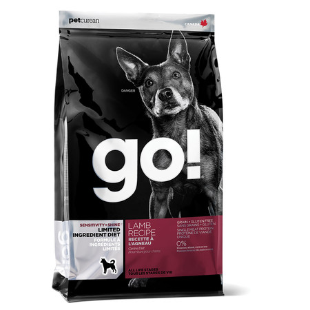 GO! Sensitivity + Shine GF сухой беззерновой корм для щенков и собак для чувствительного пищеварения с ягненком - 2