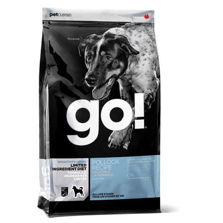 GO! Sensitivity + Shine GF сухой беззерновой корм для щенков и собак для чувствительного пищеварения с минтаем - 2
