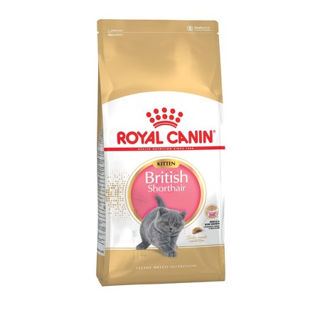 27605c000 Сухой корм Royal Canin Kitten British Shorthair для котят породы британская гладкошерстная