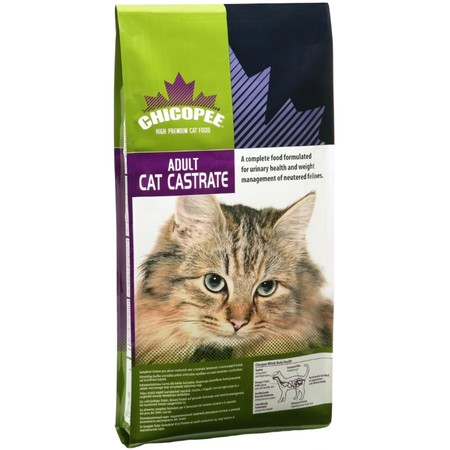27666c000 Chicopee Adult Cat Castrate сухой корм для кастрированных котов и стерилизованных кошек с курицей