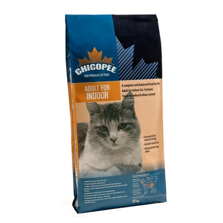 27677c000 Chicopee Adult Cat Indoor сухой корм с птицей для домашних малоактивных кошек - 400 г