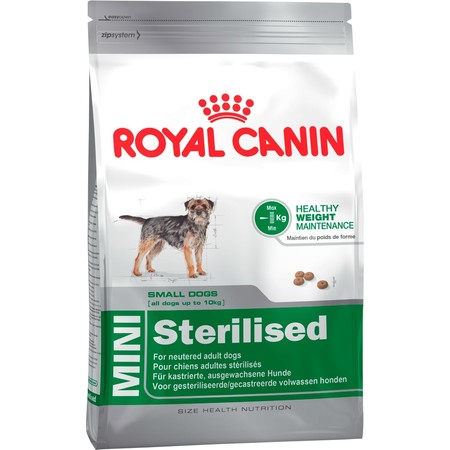 27728c000 Сухой корм Royal Canin Mini Sterilised для взрослых стерилизованных собак мелких пород - 4 кг
