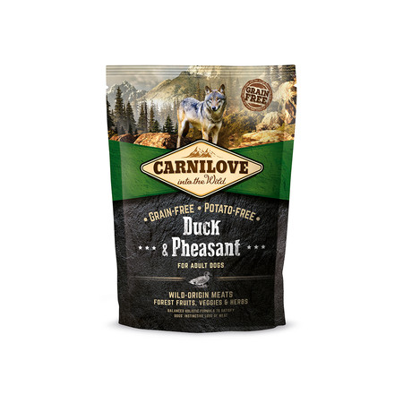 27748c000 Сухой корм Carnilove Duck & Pheasant for Adult Dogs для взрослых собак всех пород с уткой и фазаном беззерновой - 1