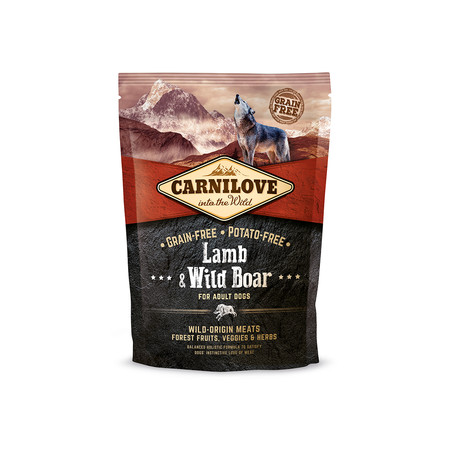 Сухой корм Carnilove Lamb & Wild Boar for Adult Dogs для взрослых собак всех пород с ягненком и диким кабаном беззерновой - 1