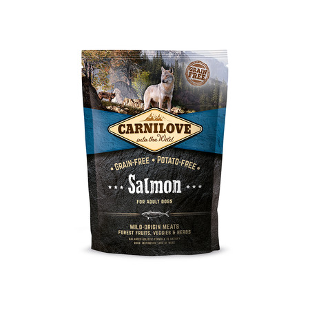 27754c000 Сухой корм Carnilove Salmon for Adult Dogs для взрослых собак всех пород с лососем беззерновой - 1