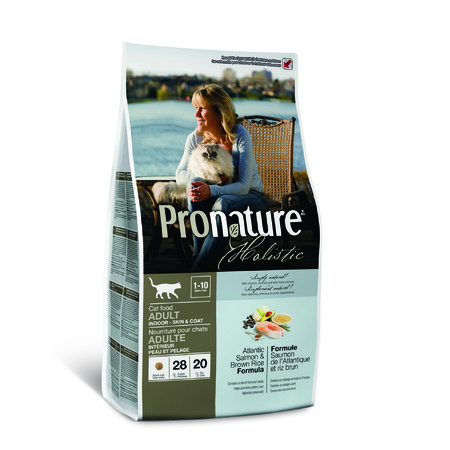 Сухой корм Pronature Holistic для кошек для кожи и шерсти с лососем и коричневым рисом - 2