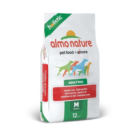 Almo Nature Holistic Adult Dog Medium Beef & Rice 12 кг