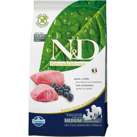 28096c000 Farmina N&D Dog Lamb & Blueberry Adult - 2