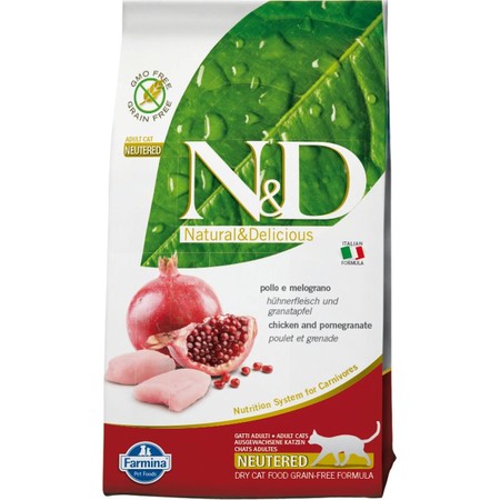 28109c000 Farmina N&D Cat Chicken & Pomegranate Neutered - 1