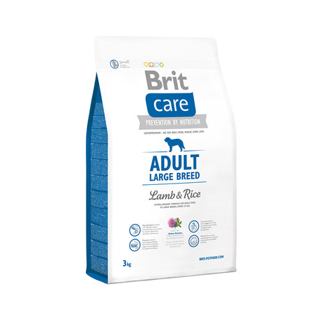 28260c000 Сухой корм Brit Care Adult Large Breed Lamb & Rice для взрослых собак крупных пород с ягненком и рисом - 3 кг