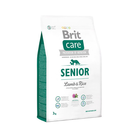 Сухой корм Brit Care Senior All Breed Lamb & Rice для пожилых собак всех пород с ягненком и рисом - 3 кг