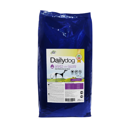 28319c000 Сухой корм Dailydog Adult Medium Large Breed для собак средних и крупных пород с уткой и овсом