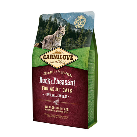 28332c000 Сухой корм Carnilove Duck & Pheasant Hairball Control for Adult Cats для взрослых кошек с мясом утки и фазана