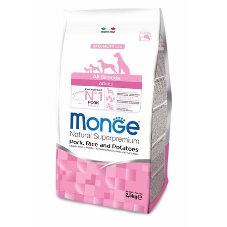 Сухой корм Monge Dog Speciality для собак всех пород свинина с рисом и картофелем - 2