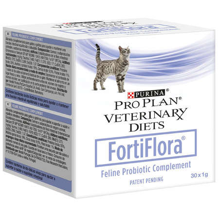 Purina Pro Plan Veterinary diets Forti Flora для кошек и котят для поддержания баланса микрофлоры и здоровья кишечника - 30 гр