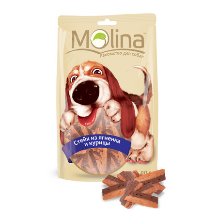 Molina для собак Стейк из ягненка и курицы