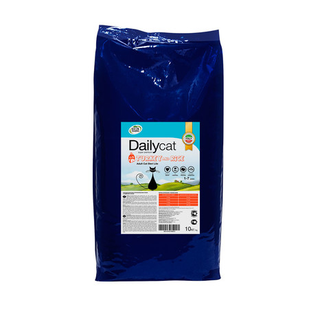 28607c000 Dailycat Adult Sterli Lite Turkey & Rice для взрослых кастрированных и стерилизованных кошек с индейкой и рисом