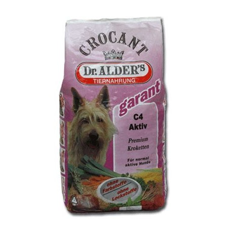 Dr. Alder's C4 Activ Crocant Premium для взрослых собак с нормальной активностью с говядиной и рисом