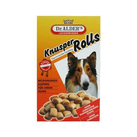 Лакомство Dr. Alder's Кнуспер Роллс для собак с говядиной 500 гр