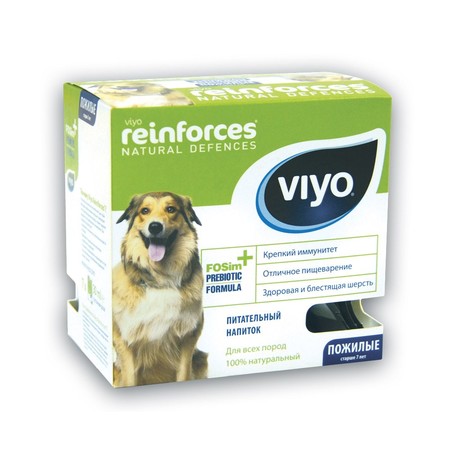 VIYO Reinforces Dog Senior пребиотический напиток для пожилых собак 7х30 мл