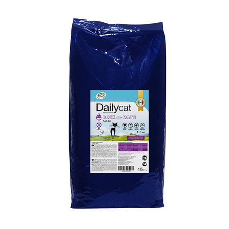 Dailycat Adult Duck and Oats сухой корм для взрослых кошек с уткой и овсом