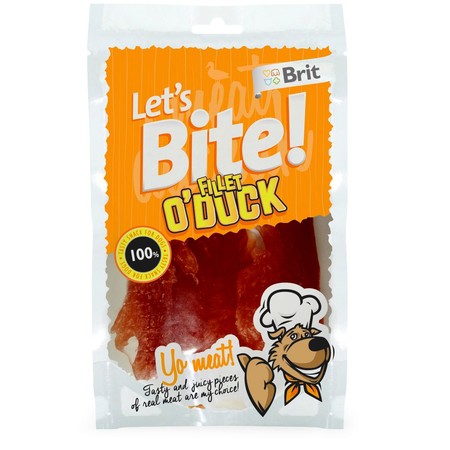 Лакомство для собак Brit Let's Bite Fillet o'Duck Филе утки
