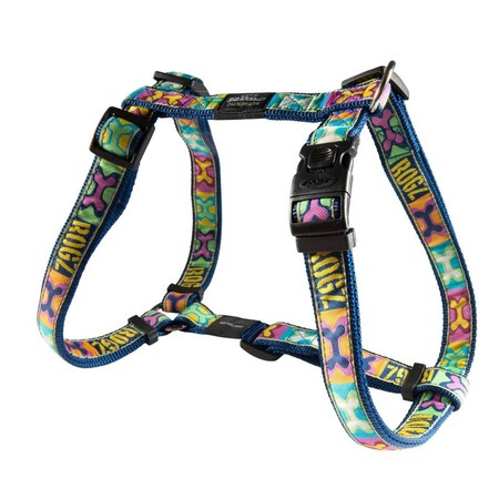 29557c000 Шлейка для собак ROGZ Fancy Dress XL-25мм (Мультиколор)