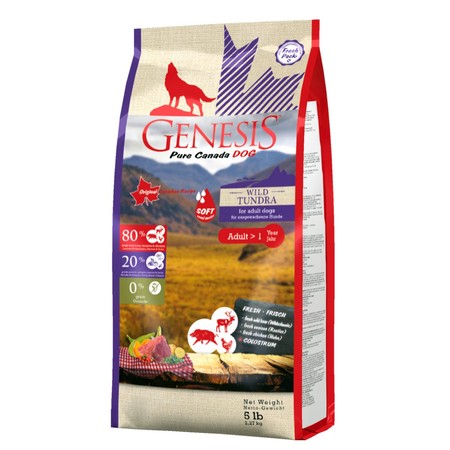 29639c000 Genesis Pure Canada Wild Taiga Soft с повышенной влажностью для взрослых собак всех пород с мясом дикого кабана