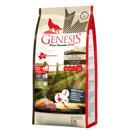 29643c000 Genesis Pure Canada Wide Country Senior для пожилых собак всех пород с мясом гуся