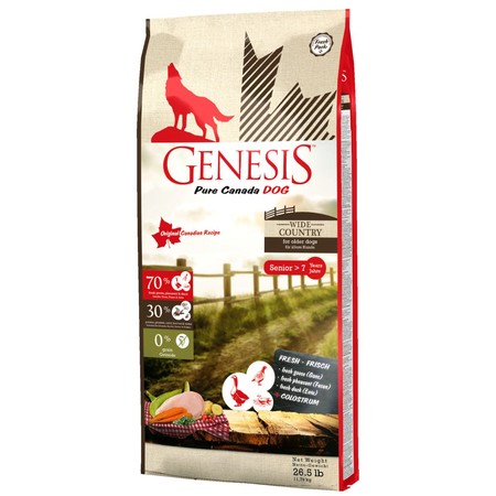 29644c000 Genesis Pure Canada Wide Country Senior для пожилых собак всех пород с мясом гуся