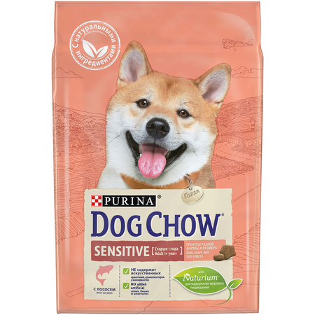 Сухой корм Purina Dog Chow Sensitive для взрослых собак с чувствительным пищеварением с лососем - 2