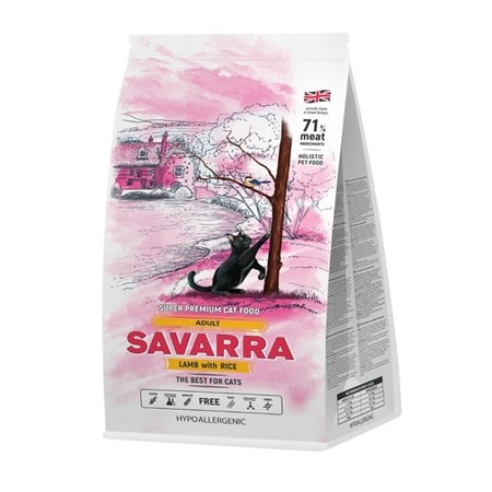 29759c000 Savarra Adult Cat Lamb Сухой корм для взрослых кошек с ягненком и рисом