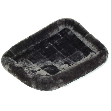 MidWest лежанка Pet Bed меховая 61х46 см серая