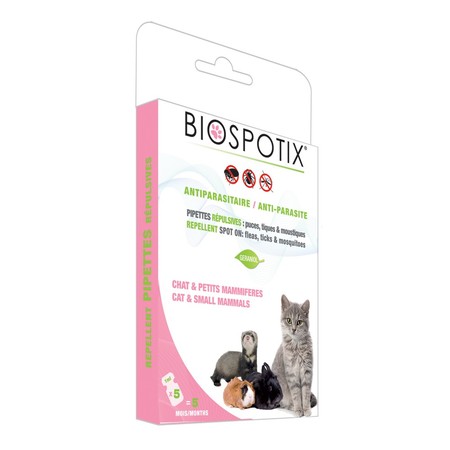 Biospotix Cat Spot on капли от блох для кошек 5 пипеток по 1 мл