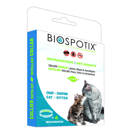Biospotix Cat collar ошейник от блох для кошек 35 см