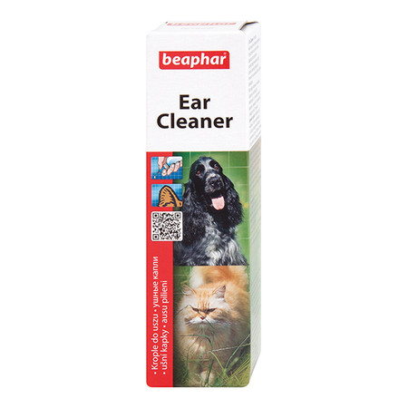 Лосьон Beaphar Ear-Cleaner для ухода за ушами для кошек и собак - 50 мл