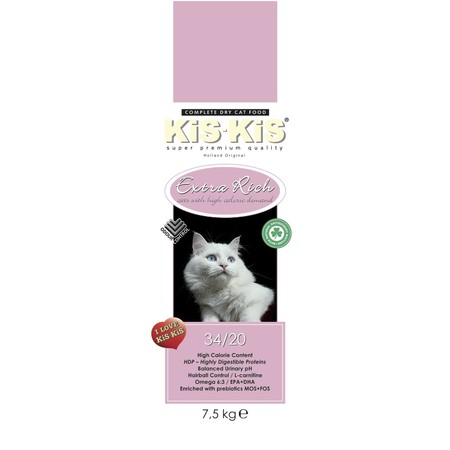 KiS-KiS Extra Rich корм для кошек с привередливым и чувствительным пищеварением 1