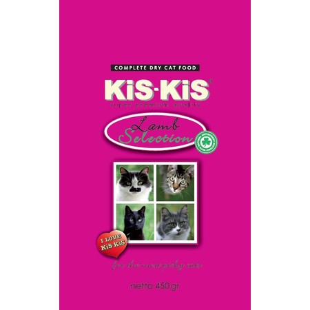 KiS-KiS Lamb selection корм для взрослых кошек с ягненком 450 г