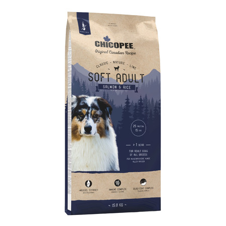 30415c000 Chicopee CNL Soft Adult Salmon & Rice полувлажный корм для взрослых собак всех пород с лососем и рисом