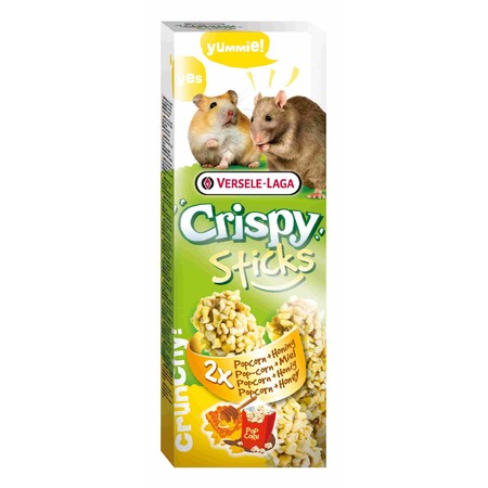 Versele-Laga палочки для хомяков и крыс Crispy с попкорном и медом 2 шт 50 г