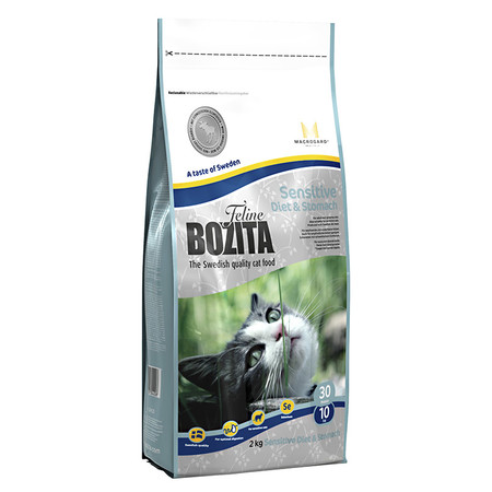 30600c000 Bozita Sensitive Diet & Stomach сухой корм для взрослых кошек с чувствительным пищеварением