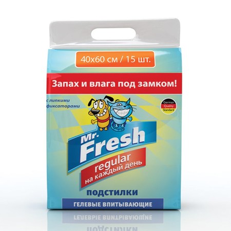 30756c000 Mr. Fresh Regular 40 х 60 Подстилки 15 шт